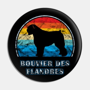 Bouvier des Flandres Vintage Design Dog Pin