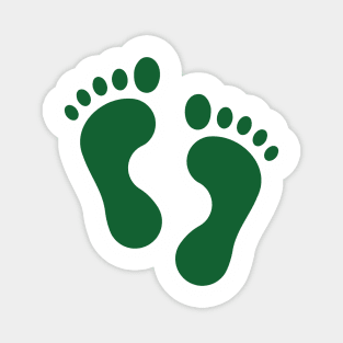 Jolly Green Feet Magnet