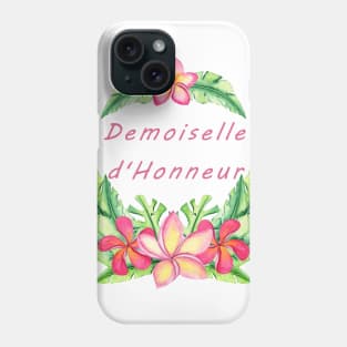 Demoiselle d honneur tropicale Phone Case