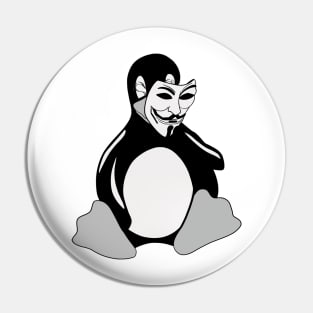 Kali Linux - B&W Pin