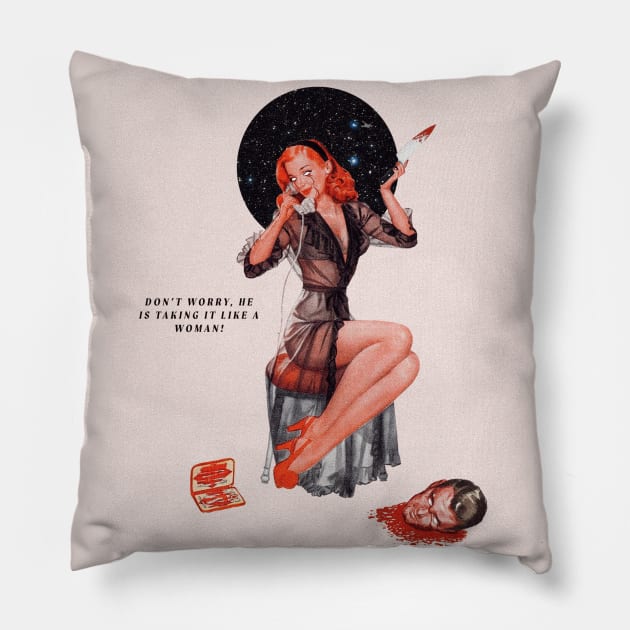 Like a women Pillow by Winn Prints