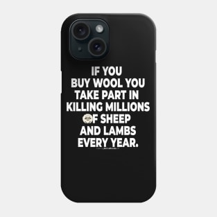 Vegan Activist Graphics #takingblindfoldsoff 13 Phone Case