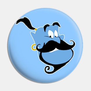 Genie with Mustache Pin