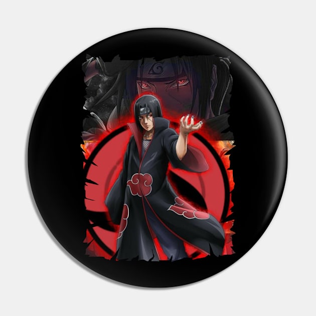 ITACHI UCHIHA MERCH VTG Pin by funnymushroomz