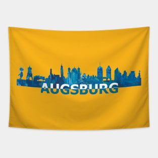 Augsburg Skyline Tapestry