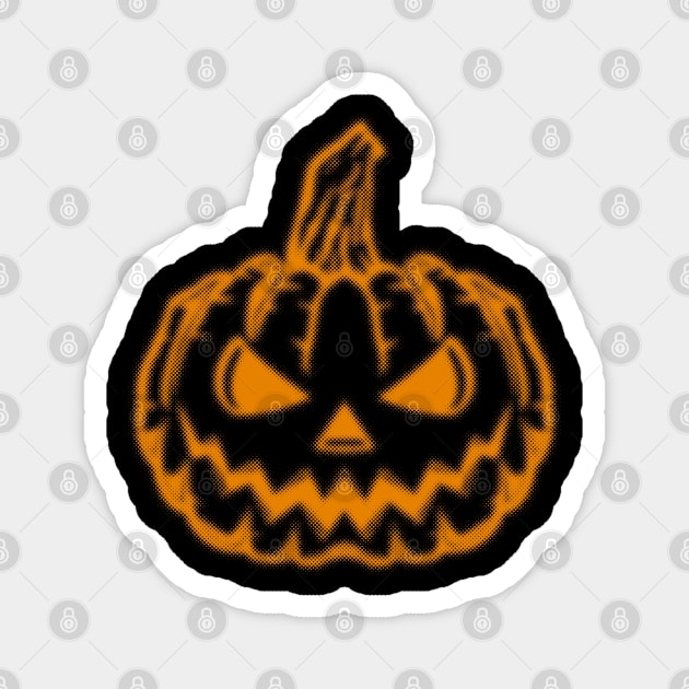 Pumpkin Helloween Magnet by Tuye Project