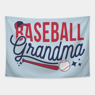 Baseball Grandma Tapestry