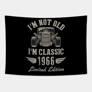 I'm Classic Car 58th Birthday Gift 58 Years Old Born In 1966 Tapestry