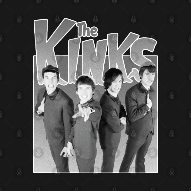 The Kinks // 60s Music Vintage Style // by BlackAlife