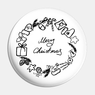 Merry Christmas Pin