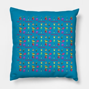 Food Porn Pattern Pillow