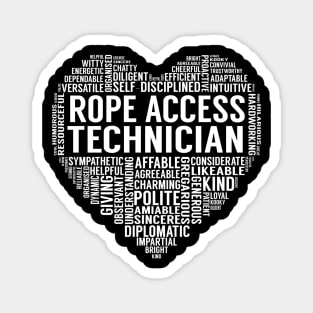 Rope Access Technician Heart Magnet