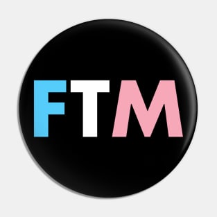 FTM Transgender Flag Colors - Female To Male Pin