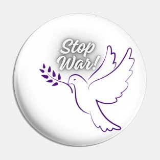 Stop War Pin