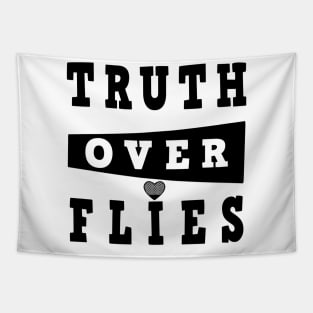 truth over flies,  kamala pence debate Tapestry