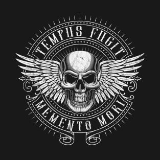 Tempus Fugit Memento Mori Latin Phrase T-Shirt