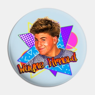 Wayne Arnold The Wonder Years Retro 90s Style Graphics Pin