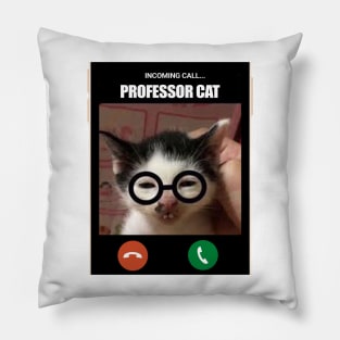 Nerd Cat Professor Pillow