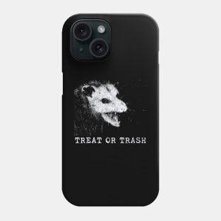 Retro Possum Treat Or Trash Phone Case