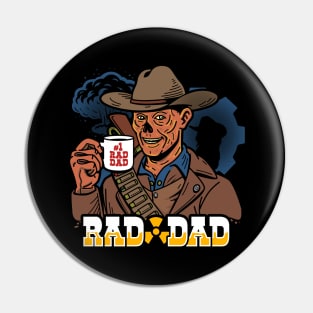 Rad Dad Gift For Father's Day Pin