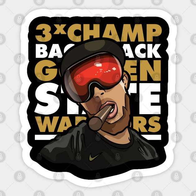 3 Time Champ Back 2 Back Champions Golden State Warriors Stephen Curry Funny Gift Fan Art Support Stephen Curry Autocollant Teepublic Fr