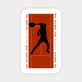 Tennis Forehand Clay Court Grand Slam Magnet