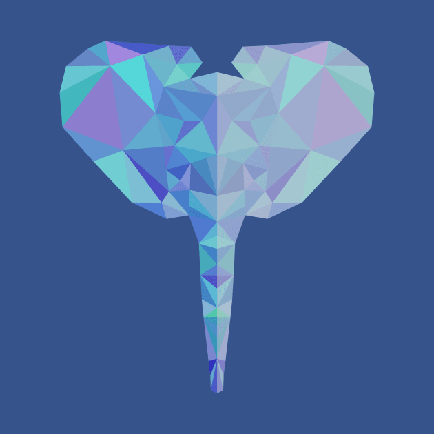 Low Poly Baby Elephant by meganther0se