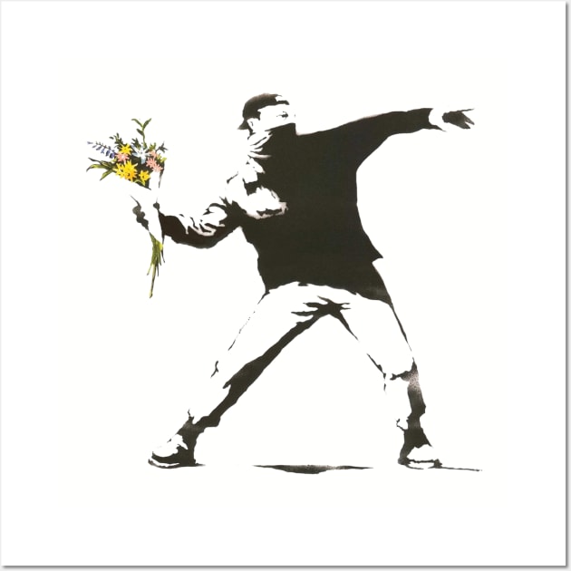 Banksy flower grenade - Banksy - Posters and Art Prints