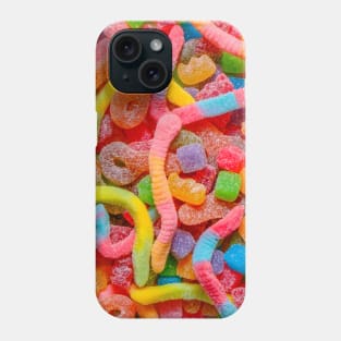 Sour Neon Gummy Party Mix Design Phone Case