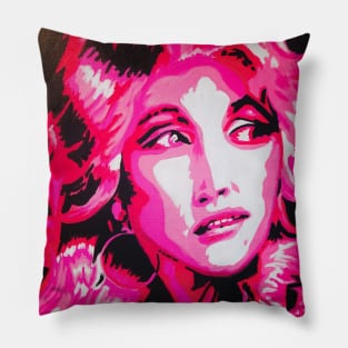 Dolly Parton Pop Art Pillow