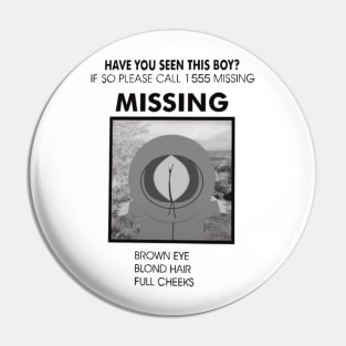 South Park - Have You Seen This Boy? Tommy Thompson - Kenny McCormick Pin