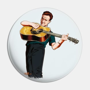 Roger Miller - An illustration by Paul Cemmick Pin