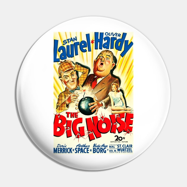 Big Noise Laurel and Hardy Pin by ZippyFraggle1