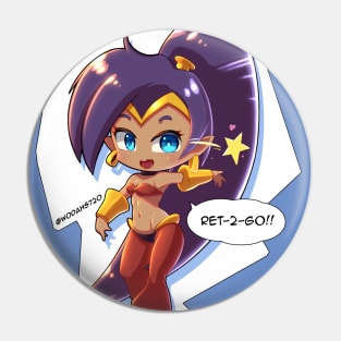 Chibi Shantae B Pin