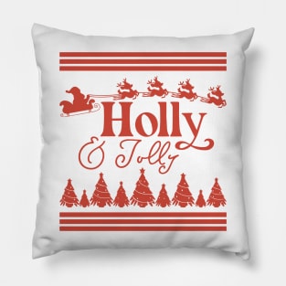 holly and Jolly Pillow
