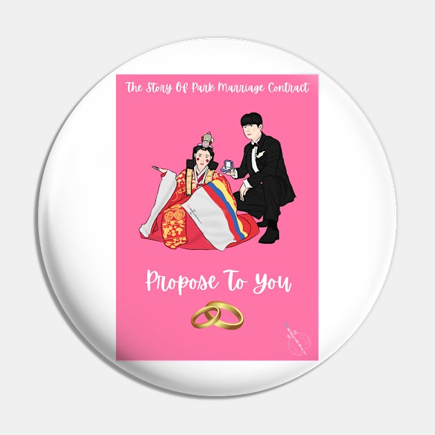 The Story Of Park Marriage Contract Propose Day Special Pin by ArtRaft Pro