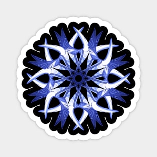 Blue mandala Magnet