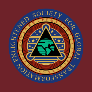 Retro Vintage Enlightened Society for Global Transformation Las Vegas T-Shirt