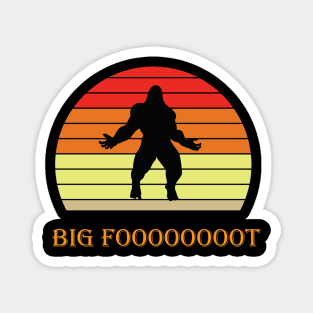 bigfoot angry body Magnet