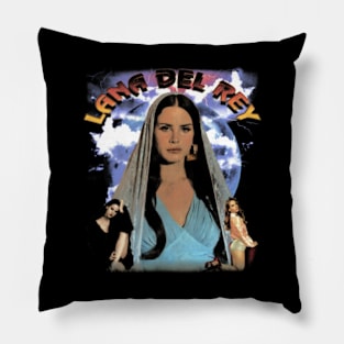 Lana del rey vintage bootleg graphic Pillow