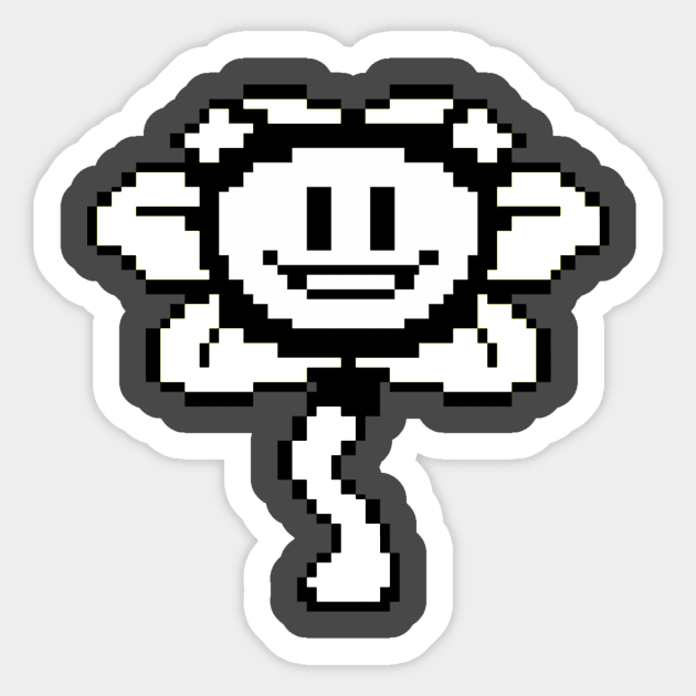 Flowey-Undertale-Sprite-Flower-Undertale-T-Shirt Pin for Sale by