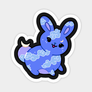 Moon Bunny Magnet