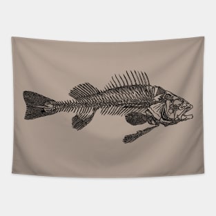 Fish skeleton. Tapestry