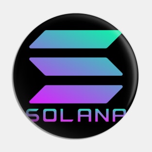 Solana crypto Coin Crypto coin Crypto coin Crytopcurrency Pin