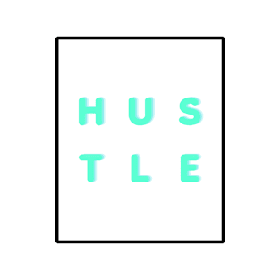 HUSTLE - Square T-Shirt