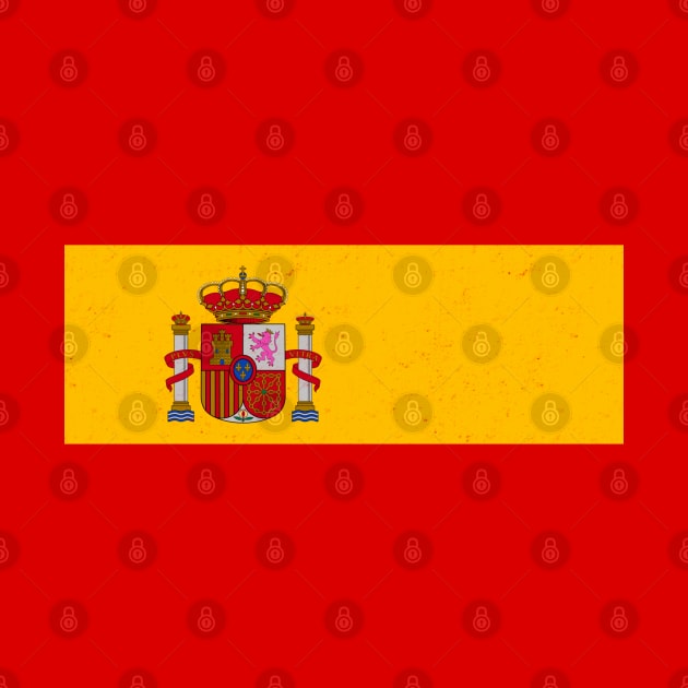 spain flag by Myartstor 