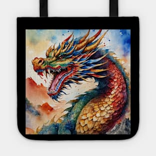 red dragon Tote