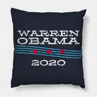 Elizabeth Warren 2020 with Barack Obama? Dare to Dream Pillow