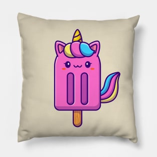 Cute Unicorn Popsicle Pillow