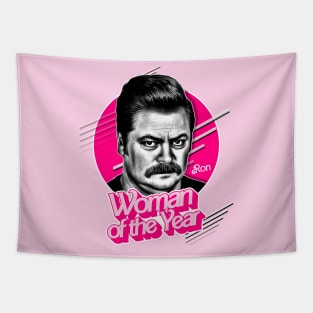 Woman Of The Year - Ron Swanson Tapestry